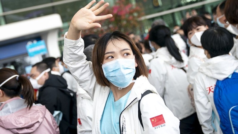 চীনে করোনার উল্লম্ফন