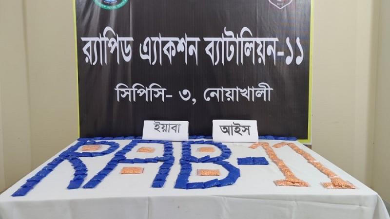 নোয়াখালীতে চেকপোস্টে ৩০ হাজার ইয়াবা-আইসসহ গ্রেফতার ১