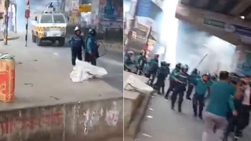 মৌচাকে জামায়াতের সঙ্গে পুলিশের সংঘর্ষ