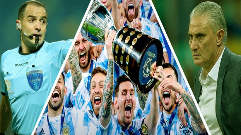 আর্জেন্টিনার শিরোপা জয়, ম্যাচ রেফারি কাঠগড়ায়