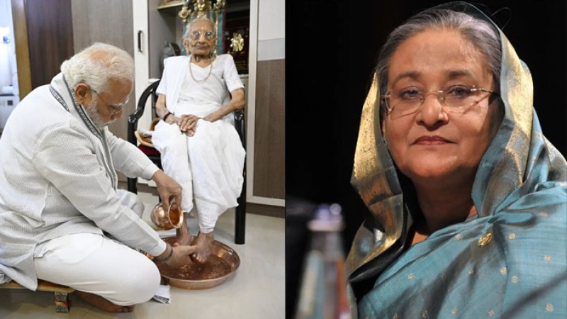 মোদির মায়ের মৃত্যুতে প্রধানমন্ত্রীর সমবেদনা