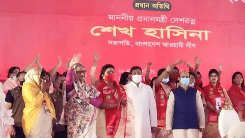 মহিলা আওয়ামী লীগের সম্মেলনে প্রধানমন্ত্রী