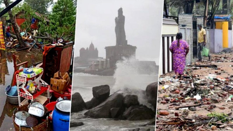 ঘূর্ণিঝড় বিপর্যয়ের তাণ্ডবে লণ্ডভণ্ড গুজরাট, নিহত ২