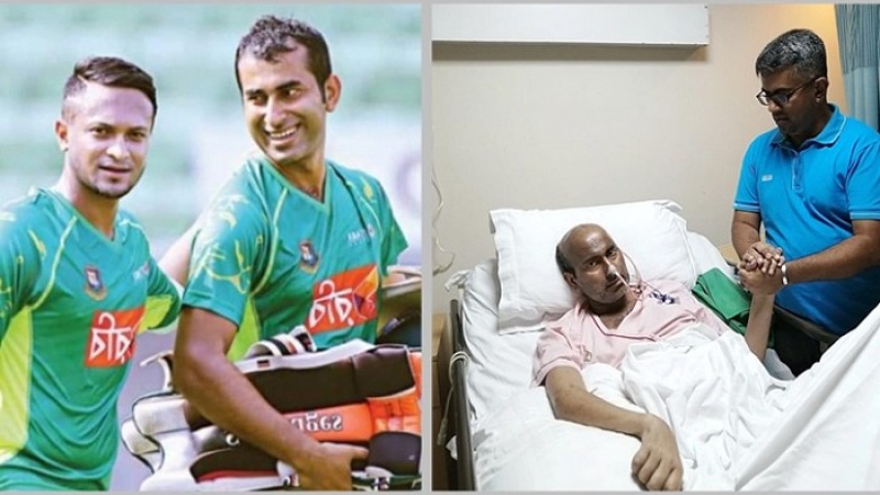 রুবেলের চিকিৎসায় ১৫ লাখ টাকা দিচ্ছে সাকিবের প্রতিষ্ঠান