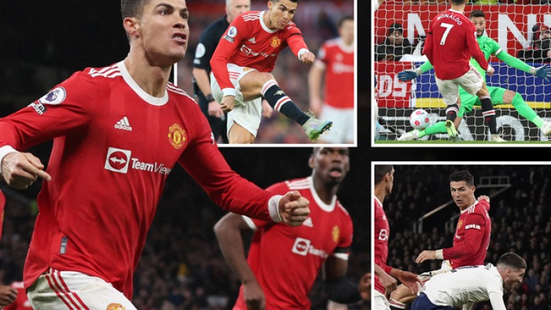 রোনালদোর হ্যাটট্রিকে রোমাঞ্চকর জয় ম্যানইউর