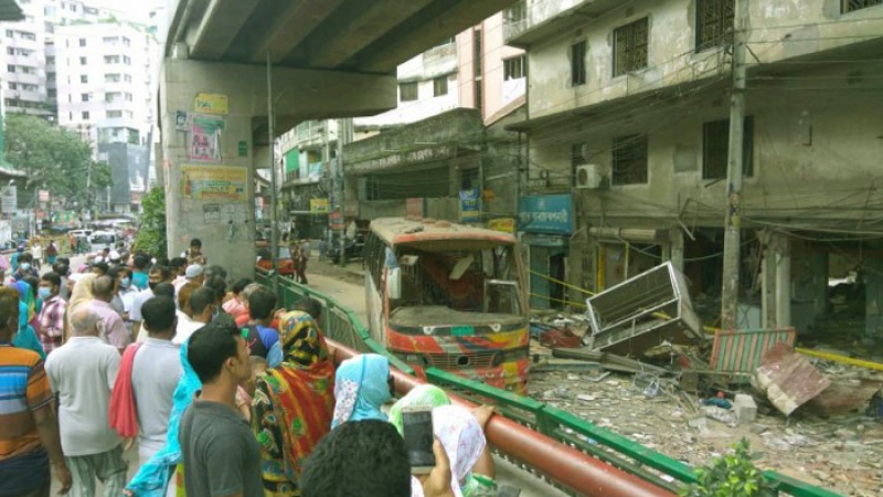 মগবাজারে বিস্ফোরণ, অজ্ঞাতদের আসামি করে মামলা