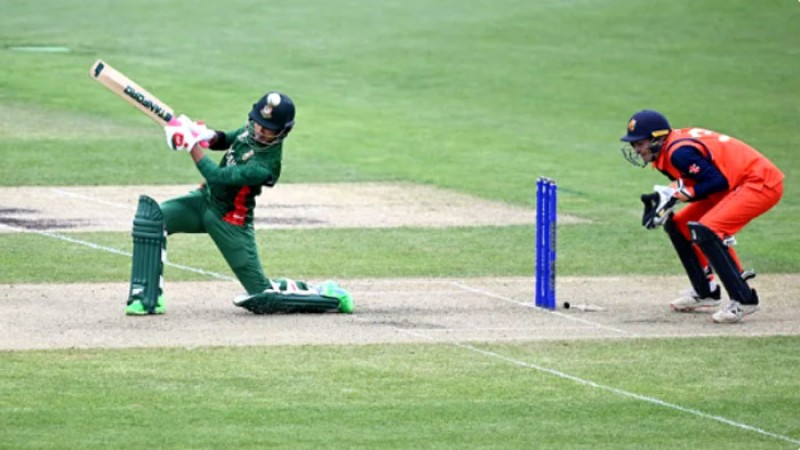নেদারল্যান্ডকে ১৪৫ রানের লক্ষ্য দিল বাংলাদেশ