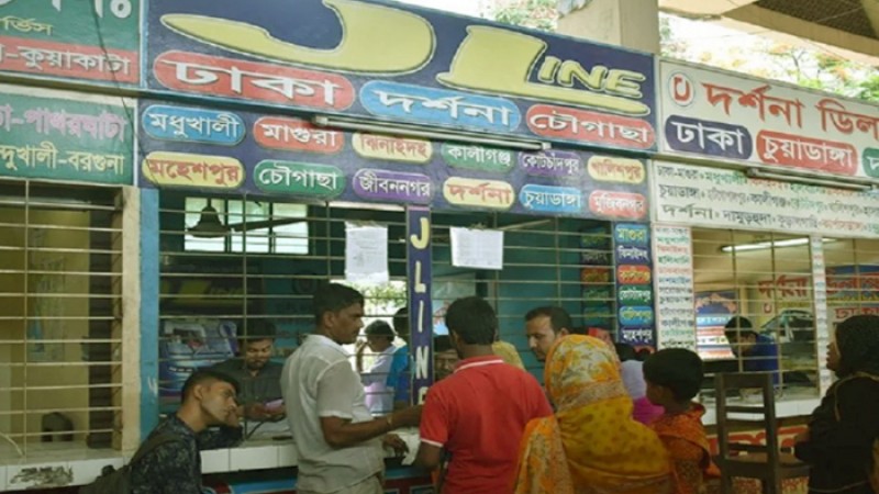 গাবতলী কাউন্টারে টিকিট বিক্রি শুরু