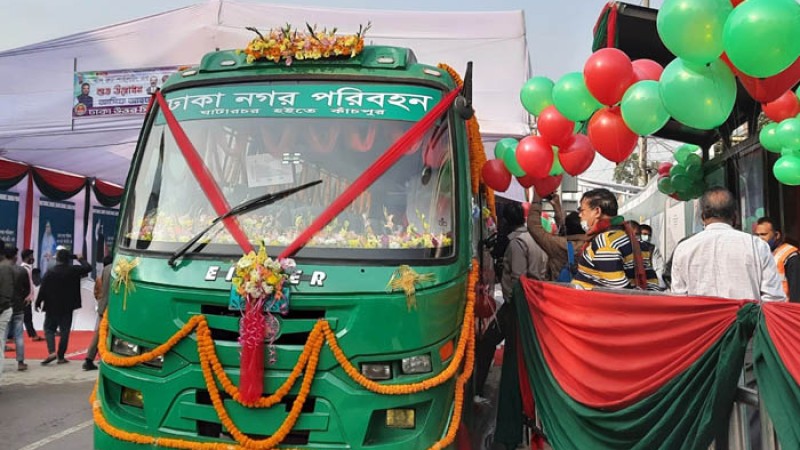 আজ থেকে চালু হচ্ছে ‘ঢাকা নগর পরিবহন’