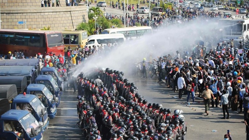 মিয়ানমারে জান্তাবিরোধী বিক্ষোভে একদিনে নিহত ৩৯