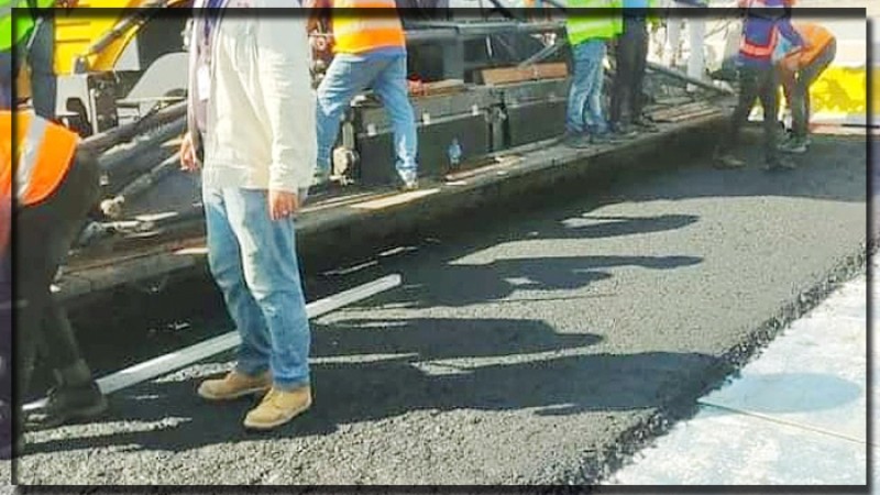 পদ্মা সেতুতে কার্পেটিং শুরু