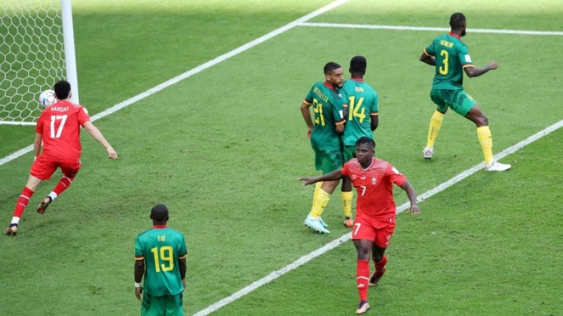 ক্যামেরুনের বিপক্ষে এক গোলের জয় সুইজারল্যান্ডের