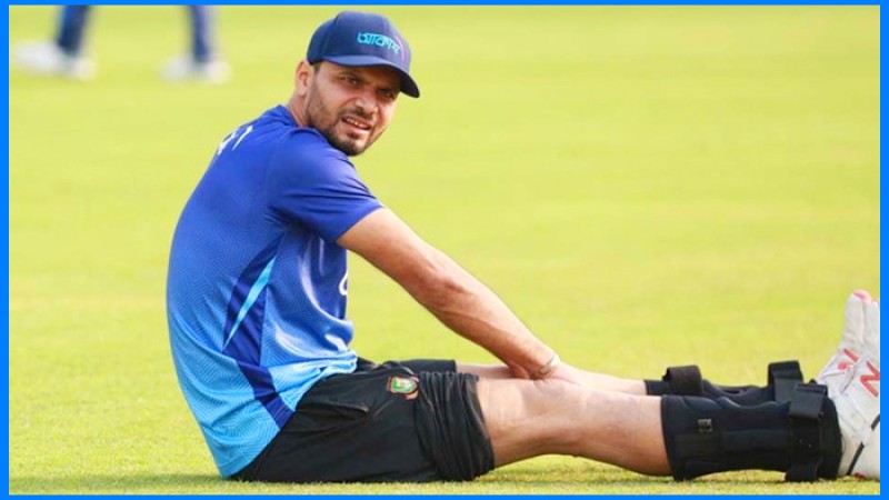 মাশরাফির পায়ে ২৭ সেলাই