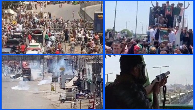 রণক্ষেত্রে পরিণত হয়েছে লাহোর