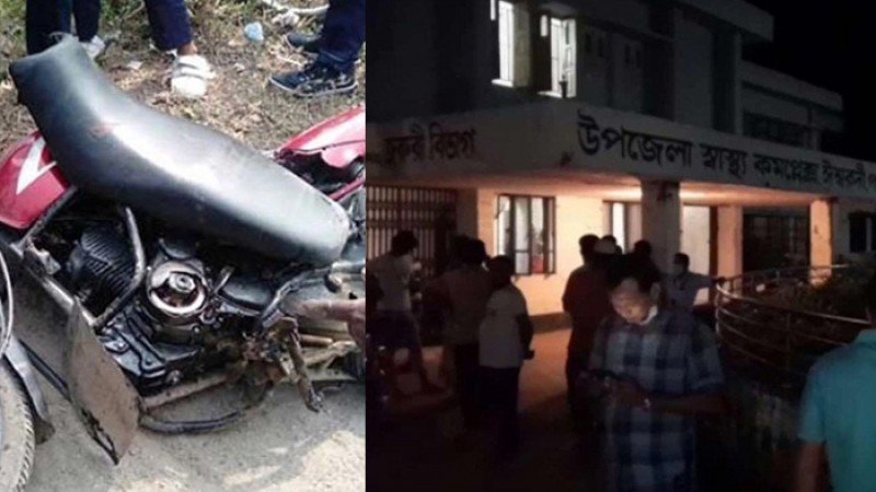 পাল্লা দিয়ে মোটরসাইকেল চালাতে গিয়ে প্রাণ গেলো ৩ যুবকের