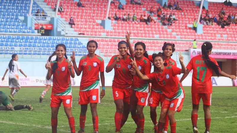 ভুটানকে ৮-০ গোলে উড়িয়ে ফাইনালে বাংলাদেশ