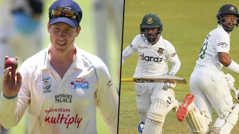 হার্মারের ঘূর্ণি জাদুতে ৪ উইকেট হারিয়েছে বাংলাদেশ