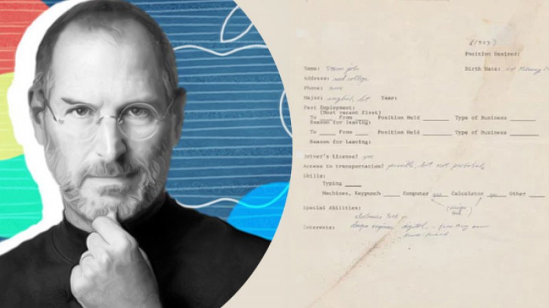 স্টিভ জবসের আড়াই কোটি টাকার চাকরির আবেদনপত্র আবারও নিলামে!