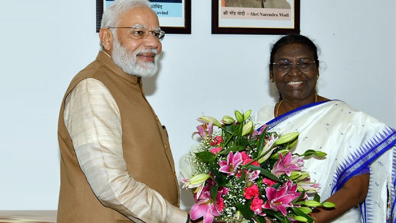 শপথ নিলেন দ্রৌপদী মুর্মু