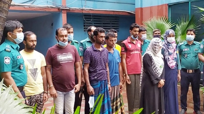 নারী পাচার চক্রের ‘মূল হোতা’ নদীসহ সাত সহযোগী গ্রেপ্তার