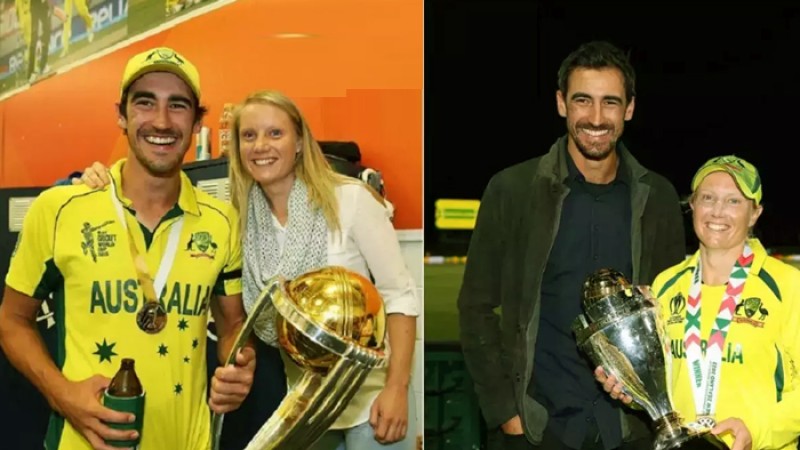 ক্রিকেটের প্রথম বিশ্বকাপজয়ী দম্পতি স্টার্ক-অ্যালিসা