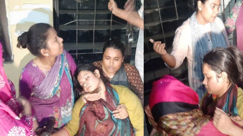 সংবাদ সম্মেলনে ইডেন ছাত্রলীগের মারামারি