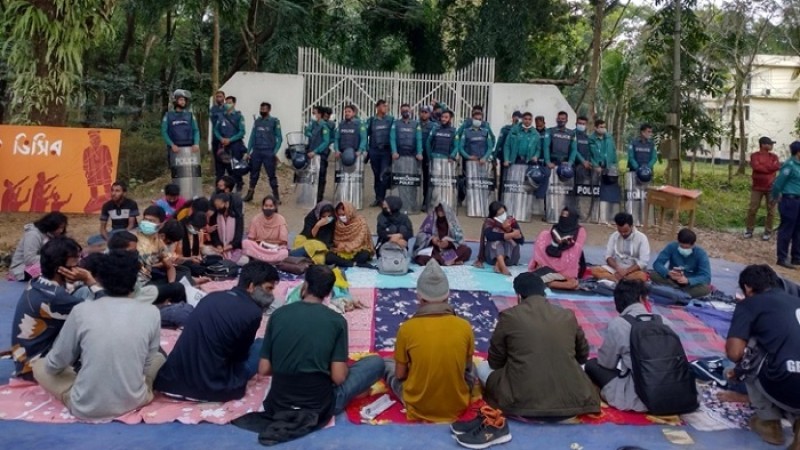 শাবিপ্রবি শিক্ষার্থীদের আন্দোলন প্রত্যাহার