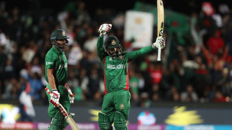 লিটনের ঝড়ো ফিফটির পর বৃষ্টিতে খেলা বন্ধ