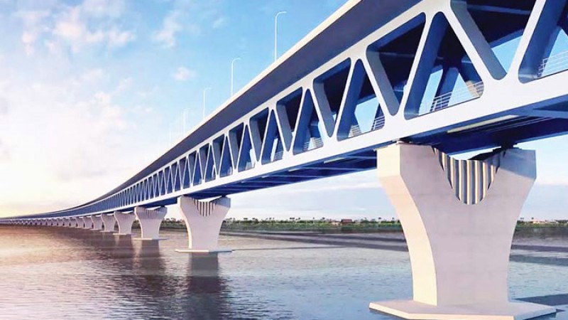 আজ পূর্ণাঙ্গ দৃশ্যমান হচ্ছে পদ্মা সেতু