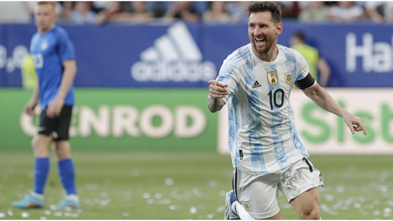 ৫-০ গোলের বড় ব্যবধানে আর্জেন্টিনার বড় জয়