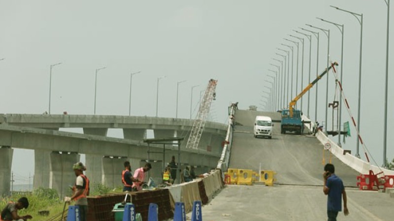 বদলে গেল পদ্মা সেতুর চিত্র