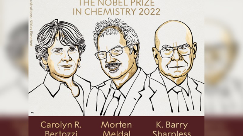 রসায়নে নোবেল পেলেন তিন বিজ্ঞানী