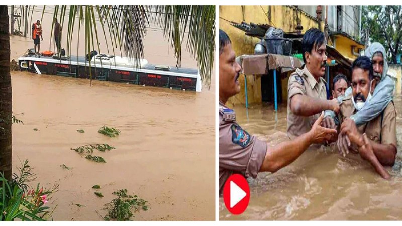ভারতে বন্যায় ১৭ জনের মৃত্যু, শতাধিক নিখোঁজ