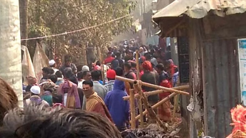 আজমিরীগঞ্জে দুপক্ষের সংঘর্ষে পুলিশসহ আহত ৭০