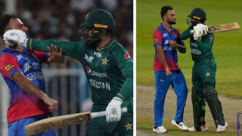 আফগান বোলারকে ব্যাট দিয়ে মারতে গিয়েছিলেন আসিফ