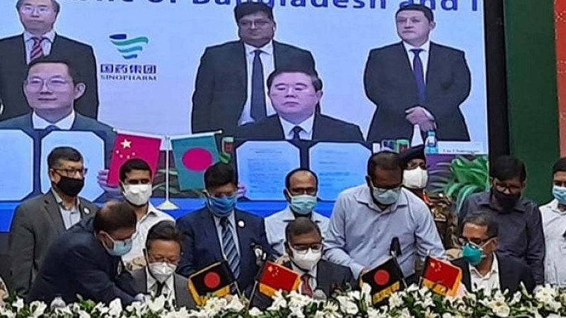 দেশে টিকা উৎপাদনে চীনের সঙ্গে চুক্তি