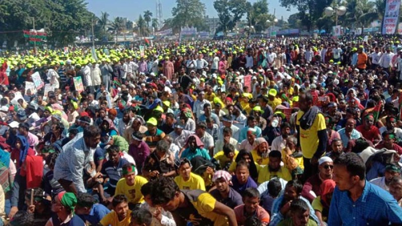 রংপুরের সমাবেশে এসে মারা গেলেন বিএনপি নেতা