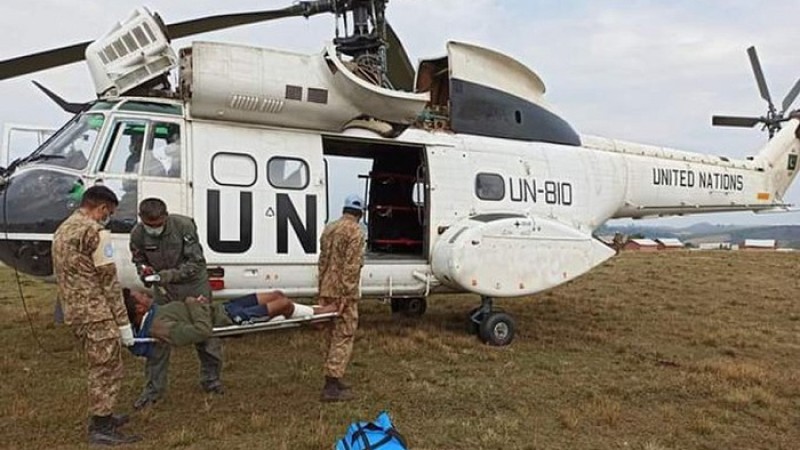 কঙ্গোতে হেলিকপ্টার বিধ্বস্ত হয়ে ৮ শান্তিরক্ষী নিহত