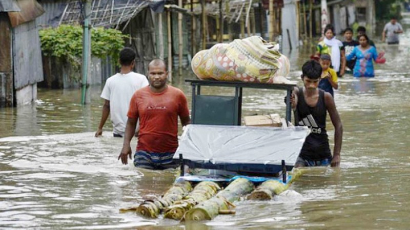 আসামে বন্যায় ৫৪ মৃত্যু, তলিয়েছে ৩ হাজার গ্রাম