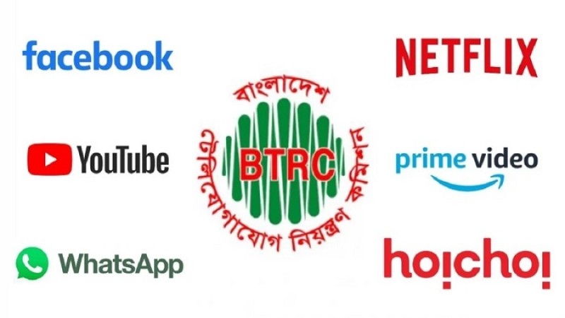 বিধিনিষেধ আসছে ফেসবুক-ইউটিউব-ওটিটিতে: বিটিআরসি