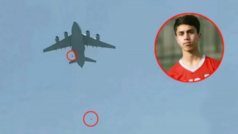 মার্কিন বিমান থেকে পড়ে আফগান ফুটবলারের মৃত্যু