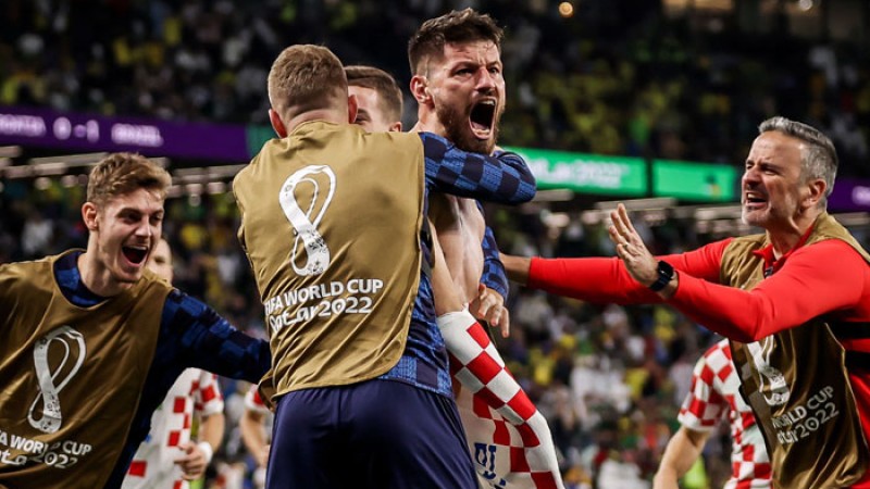 টাইব্রেকারে ব্রাজিলকে বিদায় করে সেমিফাইনালে ক্রোয়েশিয়া