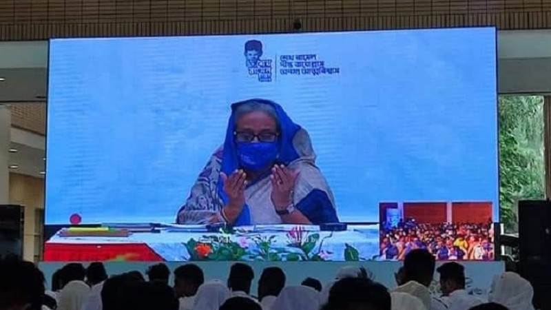 একটা অসাম্প্রদায়িক চেতনার বাংলাদেশ গড়তে চাই: প্রধানমন্ত্রী