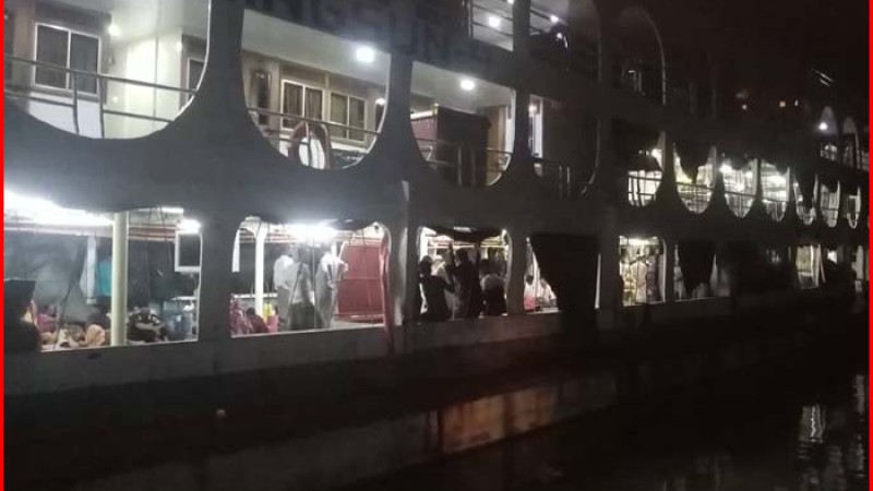 সন্ধ্যা নদীতে লঞ্চের সঙ্গে বাল্কহেডের সংঘর্ষ, নিখোঁজ ২