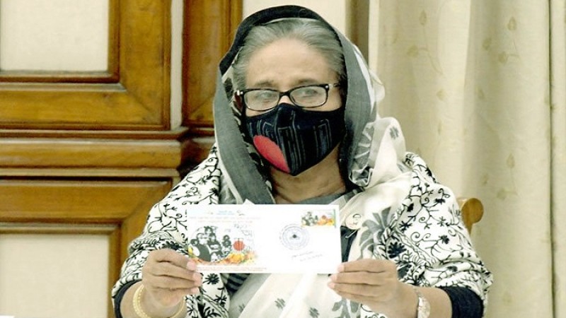 মাতৃভাষা দিবসে স্মারক ডাকটিকিট অবমুক্ত করলেন প্রধানমন্ত্রী