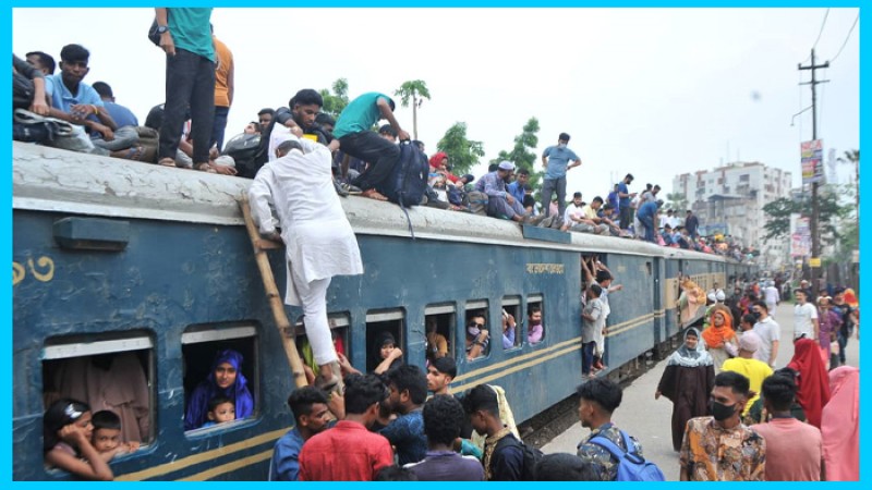 ট্রেনের ছাদে যাত্রী নেওয়া নিষিদ্ধ: হাইকোর্ট