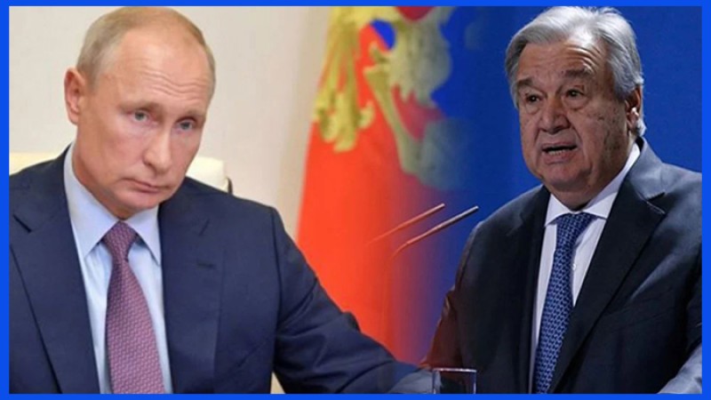 পুতিনের সঙ্গে দেখা করতে রাশিয়া সফরে যাচ্ছেন জাতিসংঘের মহাসচিব