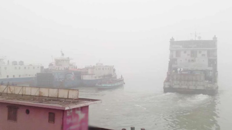 দৌলতদিয়া-পাটুরিয়া নৌরুটে ফেরি চলাচল শুরু