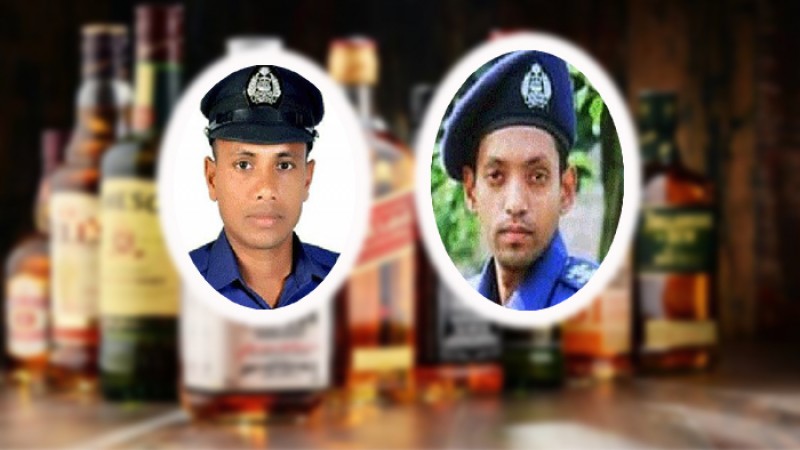 বিদেশি মদ আটক করে বিক্রি, দুই পুলিশ সদস্য প্রত্যাহার