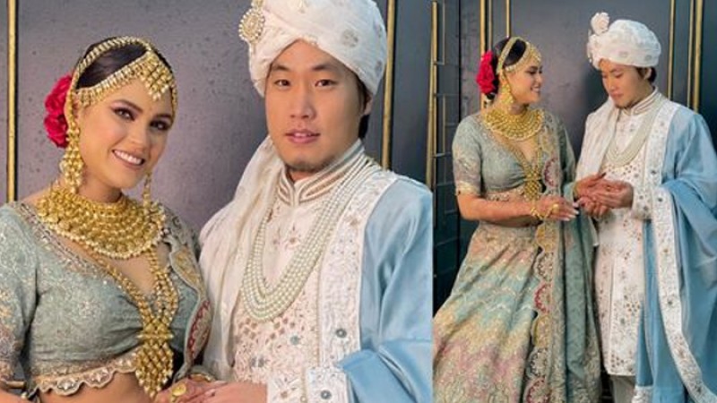 কোরিয়ান যুবককে বিয়ে করলেন বাংলাদেশি মডেল